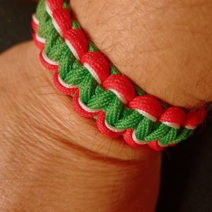 Nemzetünk színei #1 paracord karkötő